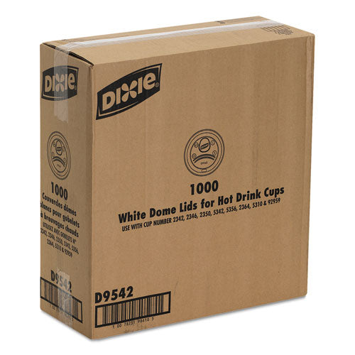 Dixie® wholesale. DIXIE Dome Drink-thru Lids, Fits 10, 12, 16oz Paper Hot Cups, White, 1000-carton. HSD Wholesale: Janitorial Supplies, Breakroom Supplies, Office Supplies.
