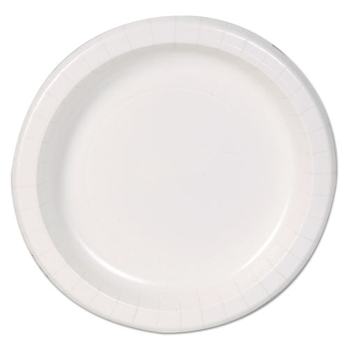 Dixie Basic™ wholesale. Basic Paper Dinnerware, Plates, White, 8.5" Diameter, 125-pack. HSD Wholesale: Janitorial Supplies, Breakroom Supplies, Office Supplies.