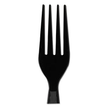 Load image into Gallery viewer, Dixie® wholesale. DIXIE Plastic Cutlery, Heavyweight Forks, Black, 1,000-carton. HSD Wholesale: Janitorial Supplies, Breakroom Supplies, Office Supplies.