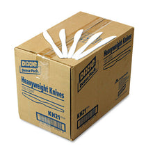 Load image into Gallery viewer, Dixie® wholesale. DIXIE Plastic Cutlery, Heavyweight Knives, White, 1,000-carton. HSD Wholesale: Janitorial Supplies, Breakroom Supplies, Office Supplies.