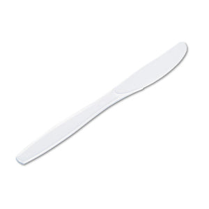 Dixie® wholesale. DIXIE Plastic Cutlery, Heavyweight Knives, White, 1,000-carton. HSD Wholesale: Janitorial Supplies, Breakroom Supplies, Office Supplies.