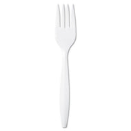 Dixie® wholesale. DIXIE Plastic Cutlery, Mediumweight Forks, White, 1,000-carton. HSD Wholesale: Janitorial Supplies, Breakroom Supplies, Office Supplies.