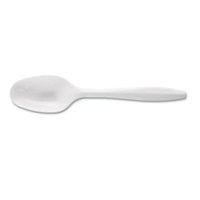 Load image into Gallery viewer, Dixie® wholesale. DIXIE Plastic Cutlery, Mediumweight Teaspoons, White, 1,000-carton. HSD Wholesale: Janitorial Supplies, Breakroom Supplies, Office Supplies.