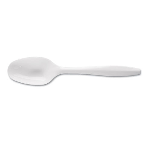 Dixie® wholesale. DIXIE Plastic Cutlery, Mediumweight Teaspoons, White, 1,000-carton. HSD Wholesale: Janitorial Supplies, Breakroom Supplies, Office Supplies.
