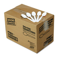 Dixie® wholesale. DIXIE Plastic Cutlery, Mediumweight Teaspoons, White, 1,000-carton. HSD Wholesale: Janitorial Supplies, Breakroom Supplies, Office Supplies.