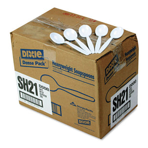 Dixie® wholesale. DIXIE Plastic Cutlery, Heavyweight Soup Spoons, White, 1,000-carton. HSD Wholesale: Janitorial Supplies, Breakroom Supplies, Office Supplies.