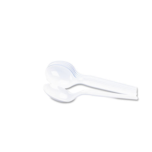 Dixie® wholesale. DIXIE Plastic Cutlery, Heavy Mediumweight Soup Spoon, 100-box. HSD Wholesale: Janitorial Supplies, Breakroom Supplies, Office Supplies.