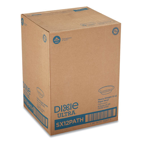 Dixie® Ultra® wholesale. DIXIE Pathways Heavyweight Paper Bowls, 12oz, Green-burgundy, 1000-carton. HSD Wholesale: Janitorial Supplies, Breakroom Supplies, Office Supplies.