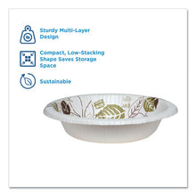 Load image into Gallery viewer, Dixie® Ultra® wholesale. DIXIE Pathways Heavyweight Paper Bowls, 12oz, Green-burgundy, 1000-carton. HSD Wholesale: Janitorial Supplies, Breakroom Supplies, Office Supplies.