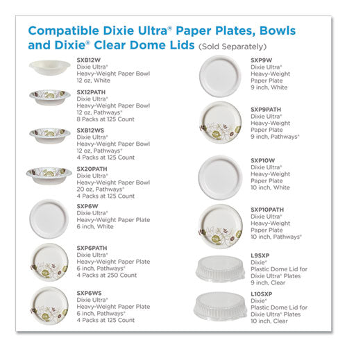 Dixie® Ultra® wholesale. DIXIE Pathways Heavyweight Paper Bowls, 12oz, Green-burgundy, 1000-carton. HSD Wholesale: Janitorial Supplies, Breakroom Supplies, Office Supplies.