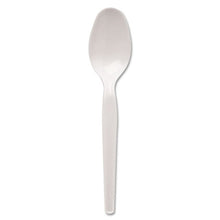 Load image into Gallery viewer, Dixie® wholesale. DIXIE Plastic Cutlery, Heavyweight Teaspoons, White, 100-box. HSD Wholesale: Janitorial Supplies, Breakroom Supplies, Office Supplies.