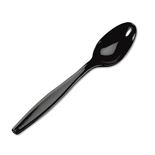 Dixie® wholesale. DIXIE Plastic Cutlery, Heavyweight Teaspoons, Black, 1,000-carton. HSD Wholesale: Janitorial Supplies, Breakroom Supplies, Office Supplies.