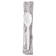 Load image into Gallery viewer, Dixie® wholesale. DIXIE Individually Wrapped Polystyrene Cutlery, Teaspoons, White, 1,000-carton. HSD Wholesale: Janitorial Supplies, Breakroom Supplies, Office Supplies.