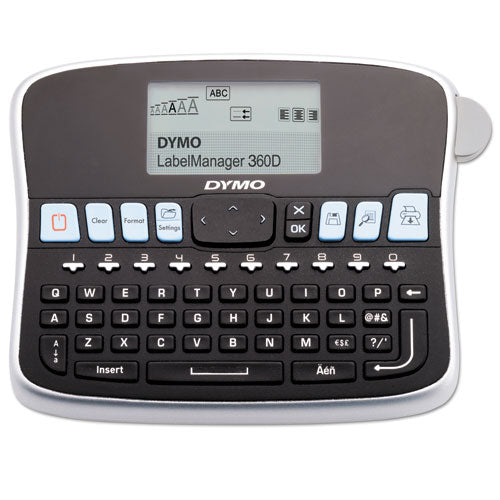DYMO® wholesale. DYMO Labelmanager 360d Label Maker, 2 Lines, 2.8 X 7.76 X 5.9. HSD Wholesale: Janitorial Supplies, Breakroom Supplies, Office Supplies.