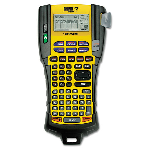 DYMO® wholesale. DYMO Rhino 5200 Industrial Label Maker, 5 Lines, 6.12 X 11.25 X 3.5. HSD Wholesale: Janitorial Supplies, Breakroom Supplies, Office Supplies.