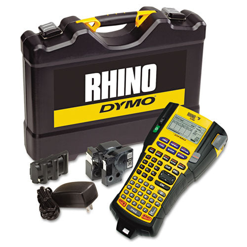 DYMO® wholesale. DYMO Rhino 5200 Industrial Label Maker Kit, 5 Lines, 4.9 X 9.2 X 2.5. HSD Wholesale: Janitorial Supplies, Breakroom Supplies, Office Supplies.