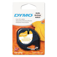 DYMO® wholesale. DYMO Letratag Fabric Iron-on Labels, 0.5