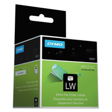 Load image into Gallery viewer, DYMO® wholesale. DYMO Labelwriter 1-up File Folder Labels, 0.56&quot; X 3.43&quot;, White, 130-roll, 2 Rolls-pack. HSD Wholesale: Janitorial Supplies, Breakroom Supplies, Office Supplies.