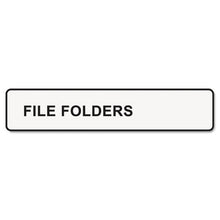 Load image into Gallery viewer, DYMO® wholesale. DYMO Labelwriter 1-up File Folder Labels, 0.56&quot; X 3.43&quot;, White, 130-roll, 2 Rolls-pack. HSD Wholesale: Janitorial Supplies, Breakroom Supplies, Office Supplies.