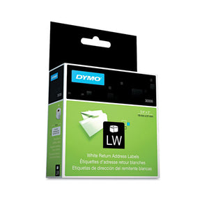 DYMO® wholesale. DYMO Labelwriter Return Address Labels, 0.75" X 2", White, 500 Labels-roll. HSD Wholesale: Janitorial Supplies, Breakroom Supplies, Office Supplies.