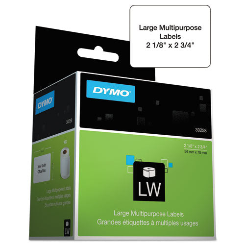 DYMO® wholesale. DYMO Labelwriter Multipurpose Labels, 1" X 1", White, 750 Labels-roll. HSD Wholesale: Janitorial Supplies, Breakroom Supplies, Office Supplies.