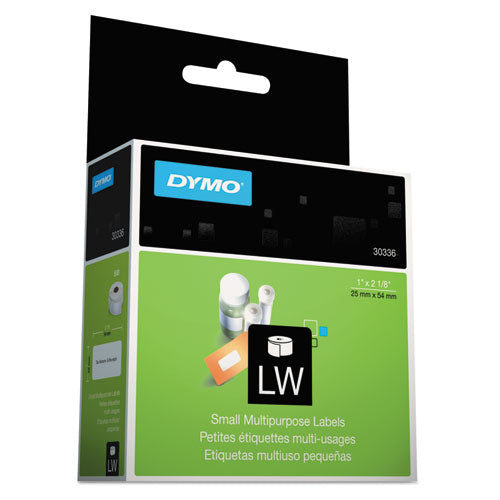 DYMO® wholesale. DYMO Labelwriter Multipurpose Labels, 1" X 2.12", White, 500 Labels-roll. HSD Wholesale: Janitorial Supplies, Breakroom Supplies, Office Supplies.
