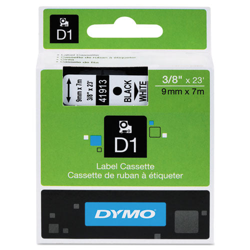 DYMO® wholesale. DYMO D1 High-performance Polyester Removable Label Tape, 0.37" X 23 Ft, Black On White. HSD Wholesale: Janitorial Supplies, Breakroom Supplies, Office Supplies.