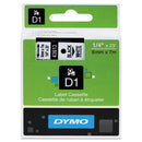 DYMO® wholesale. DYMO D1 High-performance Polyester Removable Label Tape, 0.25" X 23 Ft, Black On White. HSD Wholesale: Janitorial Supplies, Breakroom Supplies, Office Supplies.