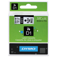 DYMO® wholesale. DYMO D1 High-performance Polyester Removable Label Tape, 0.25