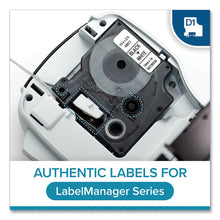 Load image into Gallery viewer, DYMO® wholesale. DYMO D1 High-performance Polyester Removable Label Tape, 0.5&quot; X 23 Ft, Red On White. HSD Wholesale: Janitorial Supplies, Breakroom Supplies, Office Supplies.