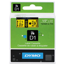 Load image into Gallery viewer, DYMO® wholesale. DYMO D1 High-performance Polyester Removable Label Tape, 0.5&quot; X 23 Ft, Yellow. HSD Wholesale: Janitorial Supplies, Breakroom Supplies, Office Supplies.