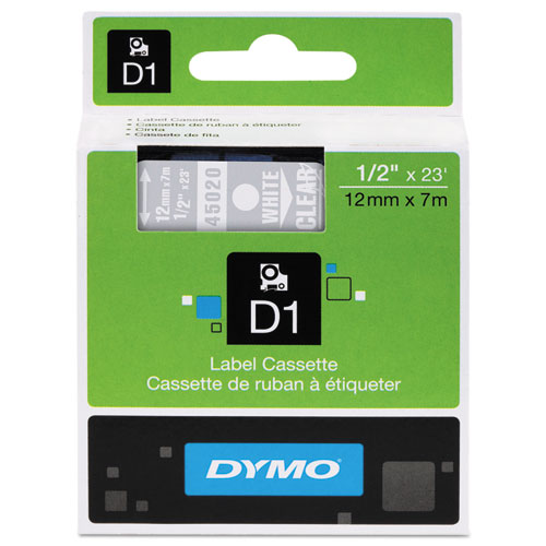 DYMO® wholesale. DYMO D1 High-performance Polyester Removable Label Tape, 0.5