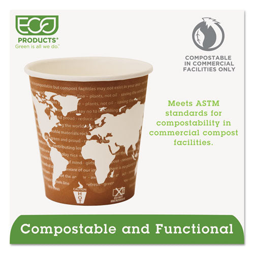 Eco-Products® wholesale. World Art Renewable Compostable Hot Cups, 10 Oz., 50-pk, 20 Pk-ct. HSD Wholesale: Janitorial Supplies, Breakroom Supplies, Office Supplies.