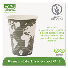 Load image into Gallery viewer, Eco-Products® wholesale. World Art Renewable Compostable Hot Cups, 12 Oz., 50-pk, 20 Pk-ct. HSD Wholesale: Janitorial Supplies, Breakroom Supplies, Office Supplies.