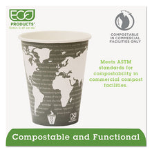 Load image into Gallery viewer, Eco-Products® wholesale. World Art Renewable Compostable Hot Cups, 12 Oz., 50-pk, 20 Pk-ct. HSD Wholesale: Janitorial Supplies, Breakroom Supplies, Office Supplies.