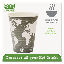 Load image into Gallery viewer, Eco-Products® wholesale. World Art Renewable Compostable Hot Cups, 12 Oz., 50-pk, 20 Pk-ct. HSD Wholesale: Janitorial Supplies, Breakroom Supplies, Office Supplies.