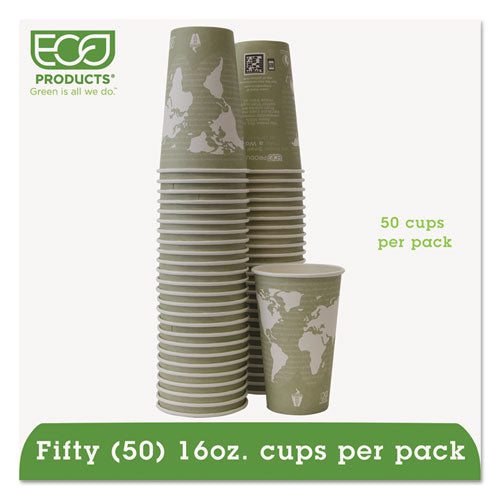 Eco-Products® wholesale. World Art Renewable-compostable Hot Cups, 16 Oz, Moss, 50-pack. HSD Wholesale: Janitorial Supplies, Breakroom Supplies, Office Supplies.