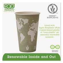 Load image into Gallery viewer, Eco-Products® wholesale. World Art Renewable Compostable Hot Cups, 16 Oz., 50-pk, 20 Pk-ct. HSD Wholesale: Janitorial Supplies, Breakroom Supplies, Office Supplies.