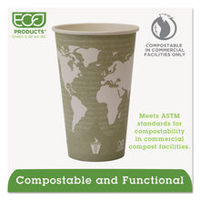 Load image into Gallery viewer, Eco-Products® wholesale. World Art Renewable Compostable Hot Cups, 16 Oz., 50-pk, 20 Pk-ct. HSD Wholesale: Janitorial Supplies, Breakroom Supplies, Office Supplies.