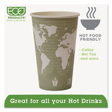 Load image into Gallery viewer, Eco-Products® wholesale. World Art Renewable Compostable Hot Cups, 16 Oz., 50-pk, 20 Pk-ct. HSD Wholesale: Janitorial Supplies, Breakroom Supplies, Office Supplies.