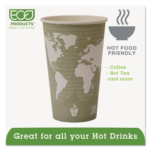 Eco-Products® wholesale. World Art Renewable Compostable Hot Cups, 16 Oz., 50-pk, 20 Pk-ct. HSD Wholesale: Janitorial Supplies, Breakroom Supplies, Office Supplies.