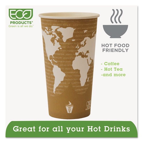 Eco-Products® wholesale. World Art Renewable Compostable Hot Cups, 20 Oz., 50-pk, 20 Pk-ct. HSD Wholesale: Janitorial Supplies, Breakroom Supplies, Office Supplies.