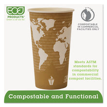 Load image into Gallery viewer, Eco-Products® wholesale. World Art Renewable Compostable Hot Cups, 20 Oz., 50-pk, 20 Pk-ct. HSD Wholesale: Janitorial Supplies, Breakroom Supplies, Office Supplies.