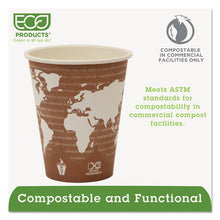 Load image into Gallery viewer, Eco-Products® wholesale. World Art Renewable Compostable Hot Cups, 8 Oz., 50-pk, 20 Pk-ct. HSD Wholesale: Janitorial Supplies, Breakroom Supplies, Office Supplies.