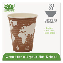 Load image into Gallery viewer, Eco-Products® wholesale. World Art Renewable Compostable Hot Cups, 8 Oz., 50-pk, 20 Pk-ct. HSD Wholesale: Janitorial Supplies, Breakroom Supplies, Office Supplies.