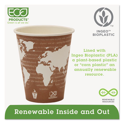 Eco-Products® wholesale. World Art Renewable Compostable Hot Cups, 8 Oz., 50-pk, 20 Pk-ct. HSD Wholesale: Janitorial Supplies, Breakroom Supplies, Office Supplies.
