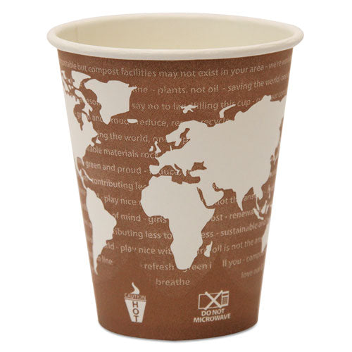 Eco-Products® wholesale. World Art Renewable Compostable Hot Cups, 8 Oz., 50-pk, 20 Pk-ct. HSD Wholesale: Janitorial Supplies, Breakroom Supplies, Office Supplies.