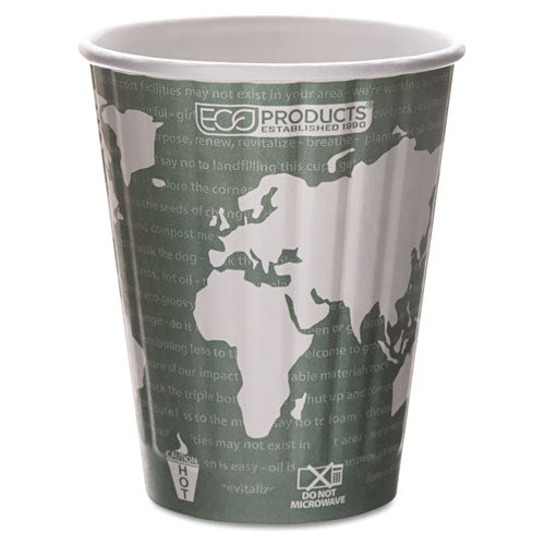 Eco-Products® wholesale. World Art Renewable And Compostable Insulated Hot Cups, Pla, 12 Oz, 40-packs, 15 Packs-carton. HSD Wholesale: Janitorial Supplies, Breakroom Supplies, Office Supplies.