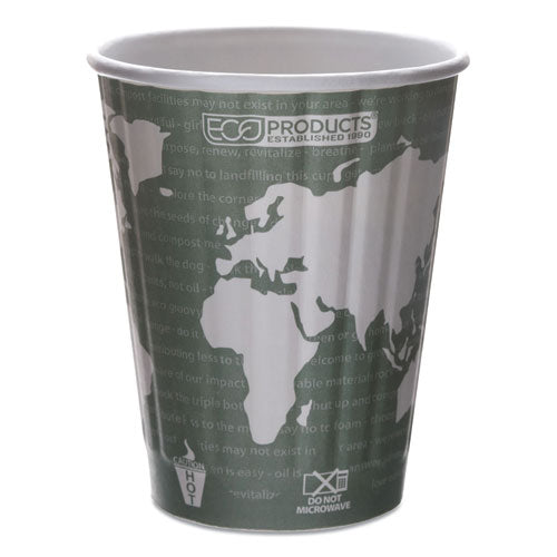 Eco-Products® wholesale. World Art Renewable And Compostable Insulated Hot Cups, Pla, 12 Oz, 40-packs, 15 Packs-carton. HSD Wholesale: Janitorial Supplies, Breakroom Supplies, Office Supplies.