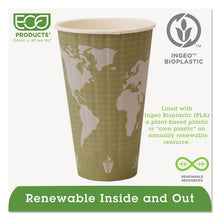 Load image into Gallery viewer, Eco-Products® wholesale. World Art Renewable And Compostable Insulated Hot Cups, Pla, 16 Oz, 40-packs, 15 Packs-carton. HSD Wholesale: Janitorial Supplies, Breakroom Supplies, Office Supplies.